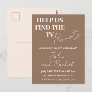 Postal Ayúdanos a encontrar el fiesta de diversión en el 