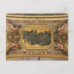 Postal Ayudar a la gente durante la hambruna