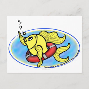 Postal Ayudar a pescar