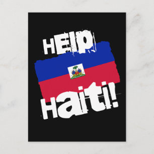 Postal ¡Ayuden a Haití!