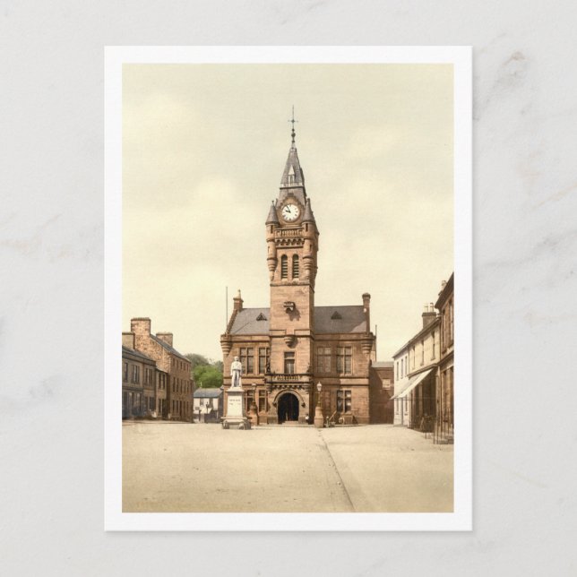 Postal Ayuntamiento, Annan, Dumfries y Galloway, Escocia (Anverso)