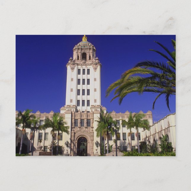 Postal Ayuntamiento, Beverly Hills, California, EE.UU. (Anverso)