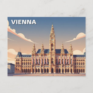 Postal Ayuntamiento City Hall  Viena Austria Viajes