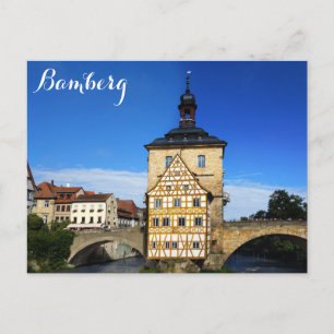 Postal Ayuntamiento de Bamberg Alemania