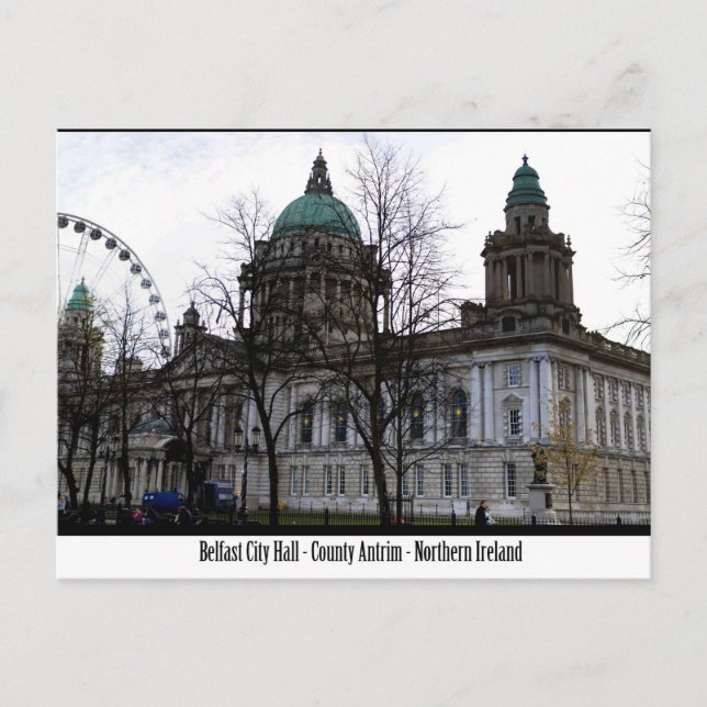 Postal Ayuntamiento de Belfast (Anverso)