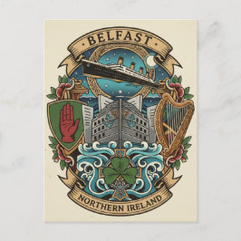 Postal Ayuntamiento de Belfast Viajes a Irlanda del Norte