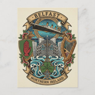 Postal Ayuntamiento de Belfast Viajes a Irlanda del Norte