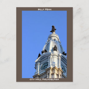 Postal Ayuntamiento de Billy Penn Philadelphia