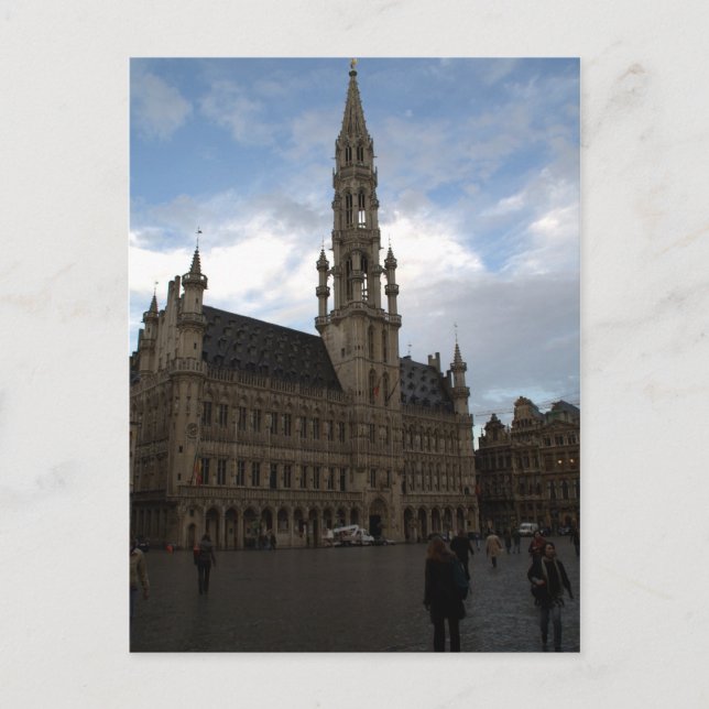 Postal Ayuntamiento de Bruselas (Anverso)