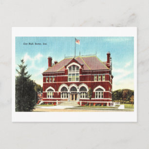 Postal Ayuntamiento de Dover, Delaware, Viajes de época