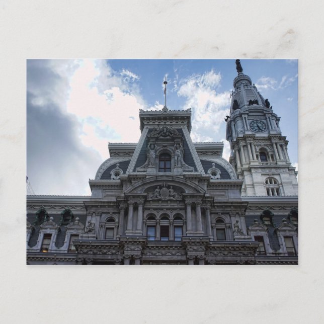 Postal Ayuntamiento de Filadelfia (Anverso)