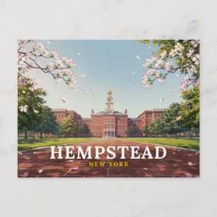 Postal Ayuntamiento de Hempstead New York Viaje Dogwood