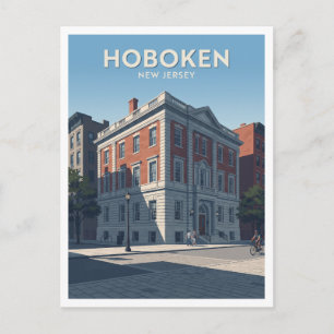 Postal Ayuntamiento de Hoboken Nueva Jersey