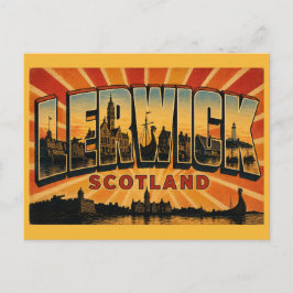 Postal Ayuntamiento de Lerwick Escocia