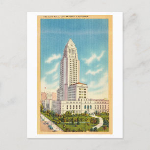 Postal Ayuntamiento de Los Ángeles, California, Viajes de