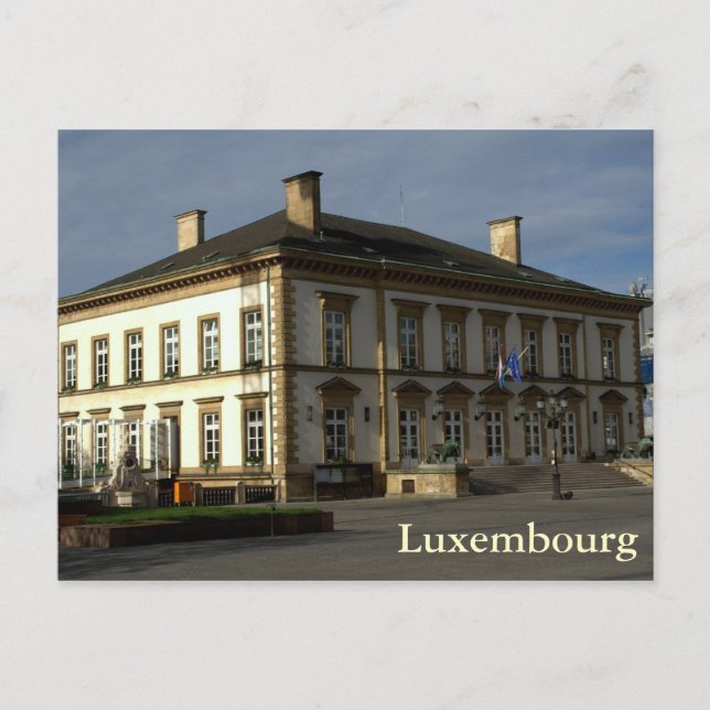 Postal Ayuntamiento de Luxemburgo (Anverso)