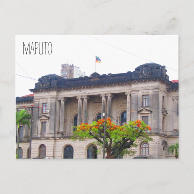 Postal ayuntamiento de maputo (Anverso)