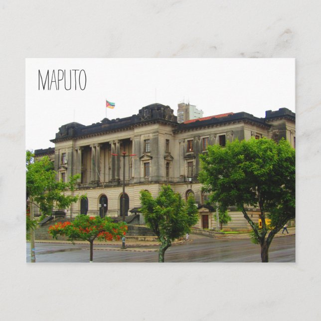 Postal ayuntamiento de mozambique (Anverso)