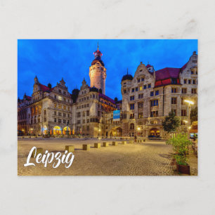 Postal Ayuntamiento de Nueva Planta Plaza, Leipzig, Alema