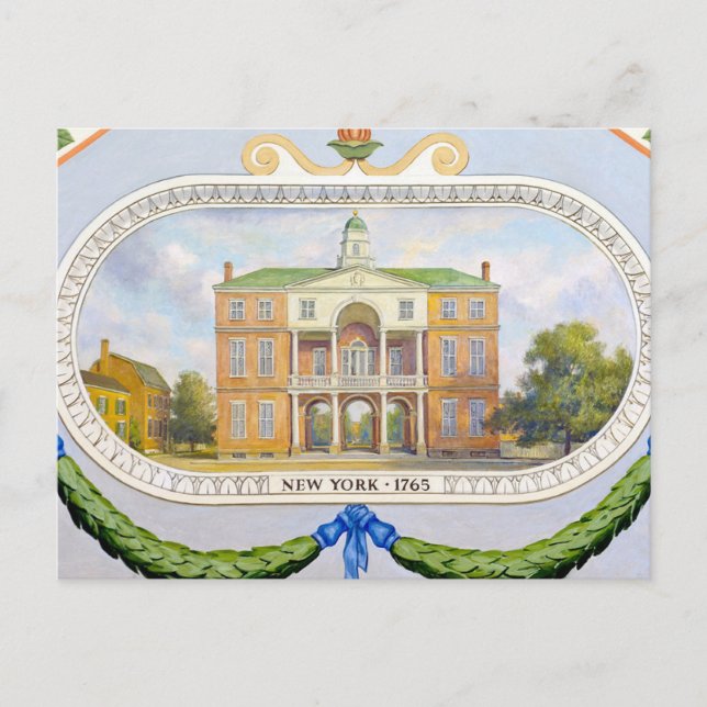 Postal Ayuntamiento de Nueva York - 1765 (Anverso)