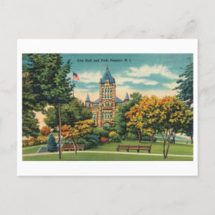 Postal Ayuntamiento de Passaic, Nueva Jersey, Viajes de é