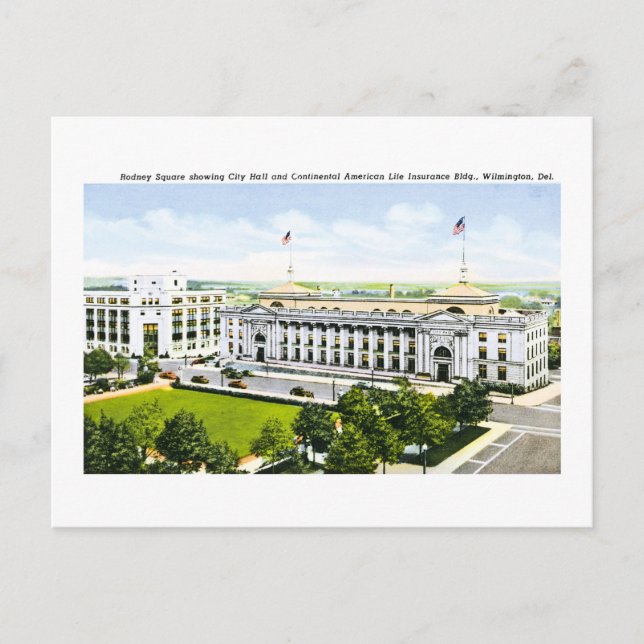 Postal Ayuntamiento, Wilmington Delaware (Anverso)