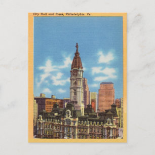 Postal Ayuntamiento y Plaza de Filadelfia, Pensilvania