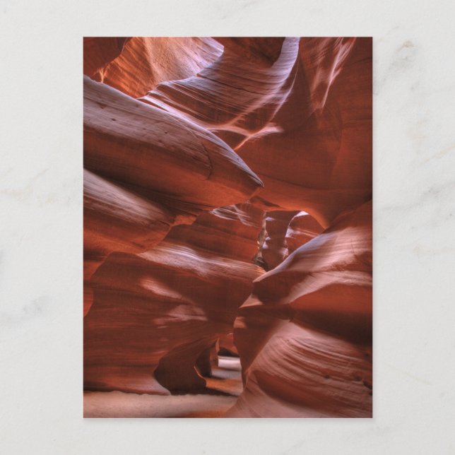 Postal AZ, Arizona, Page, Cañón Superior de Antílope (Anverso)