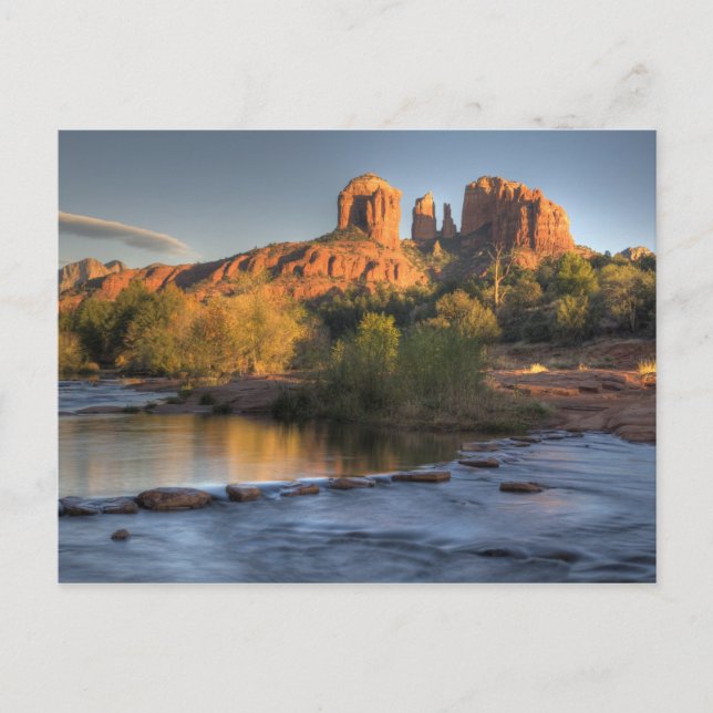 Postal AZ, Arizona, Sedona, Crescent Moon Recreación 3 (Anverso)