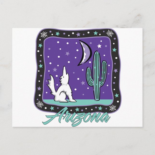 Postal AZ-Coyote (Anverso)