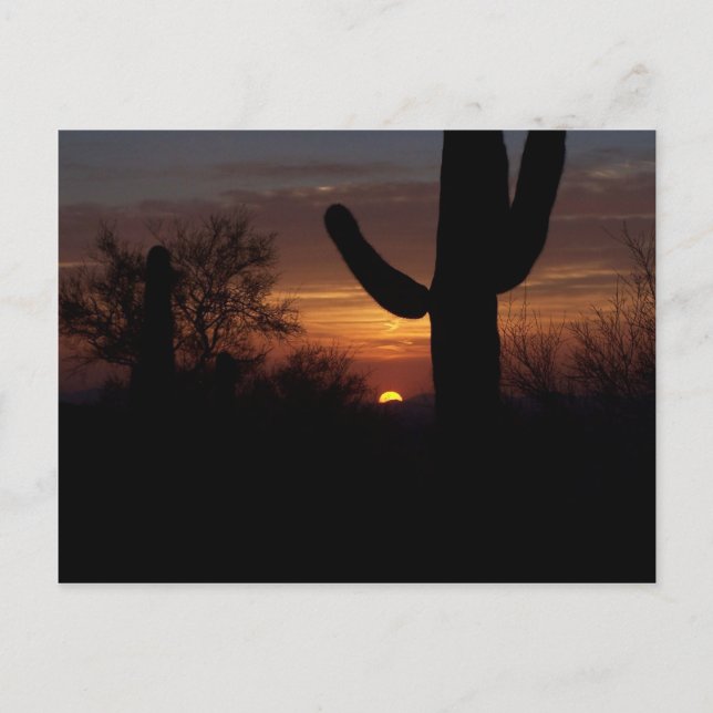 Postal AZ sunset 1 (Anverso)