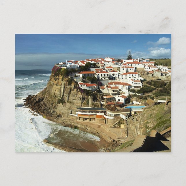 Postal Azenhas Do Mar, Portugal, (Anverso)