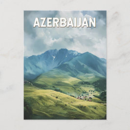 Postal Azerbaiyán: Viaje de arte de Ilustracion
