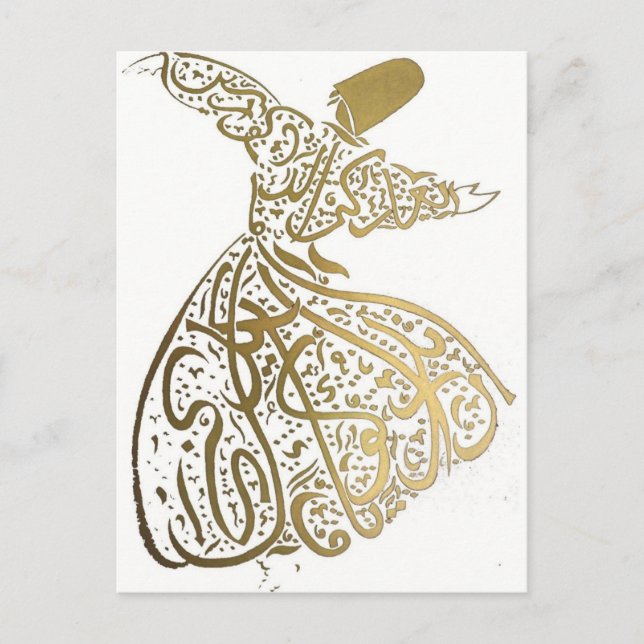 Postal Azotar Sufi Dervish (Anverso)