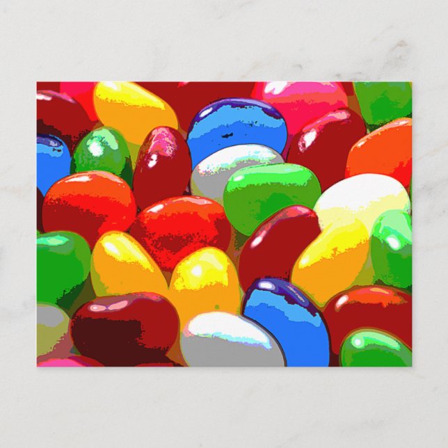 Postal azúcar dulce de caramelo (Anverso)