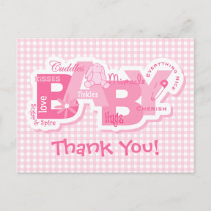 Postal Azúcar & Spice Bunny Gracias Postcard