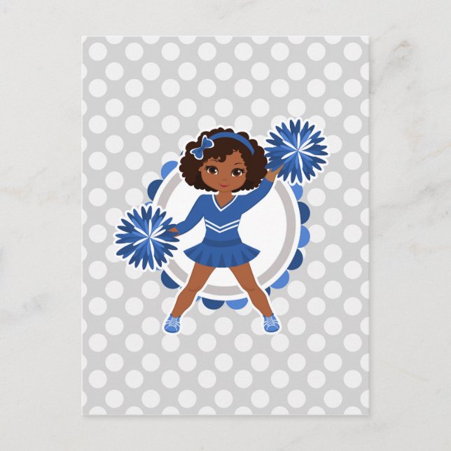 Postal Azufre, afroamericano - Alegre lindo (Anverso)