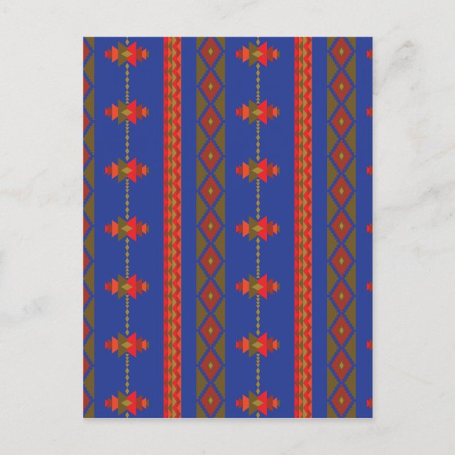 Postal Azul (Anverso)