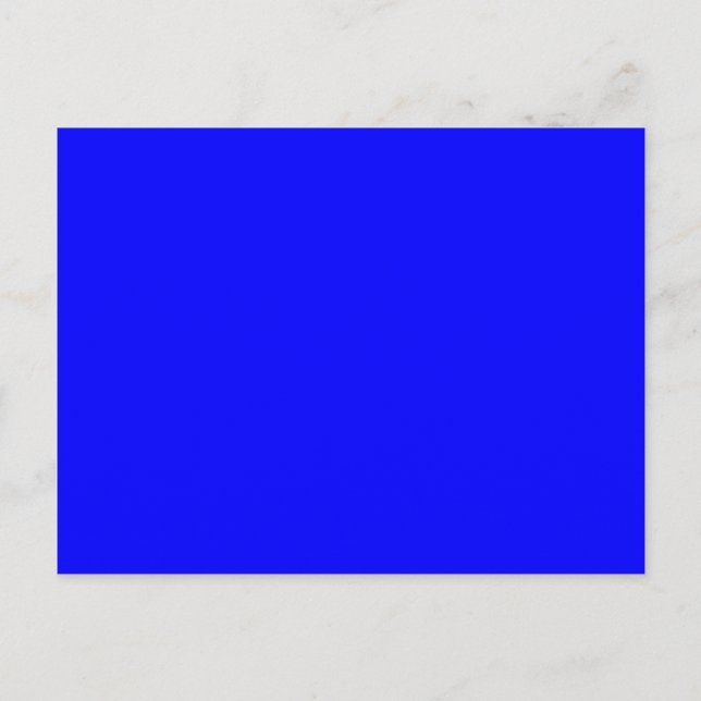 Postal Azul 0000FF sólido (Anverso)