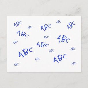 Postal Azul ABC
