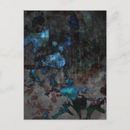 Postal Azul abstracto oscuro