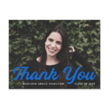 Azul | Audaz Graduación de Foto Script Gracias