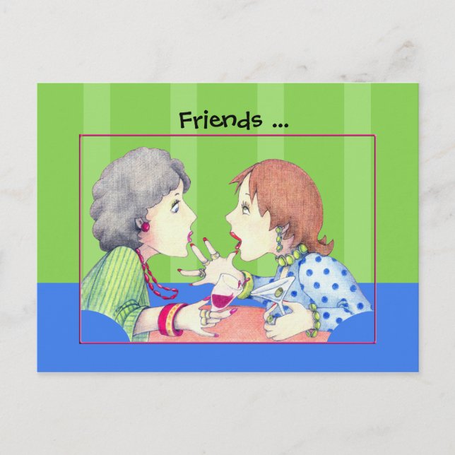 Postal azul Buzz (Anverso)