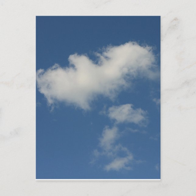 Postal Azul cielo (Anverso)