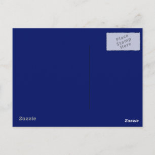 Postal azul de la marina
