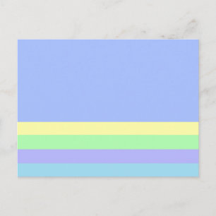 Postal Azul de Lavender Pastel