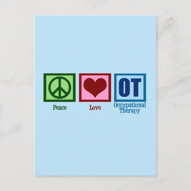 Postal Azul de OT (Anverso)