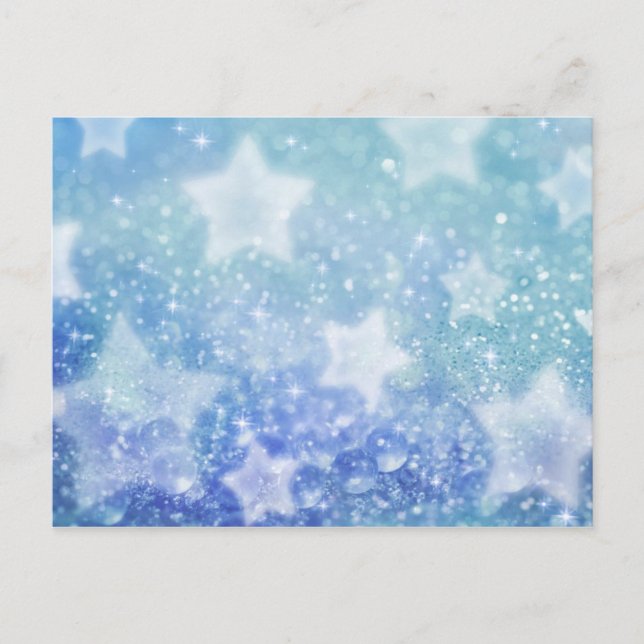 Postal azul de polvo (Anverso)
