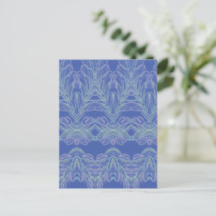 Postal Azul de Swirls suave