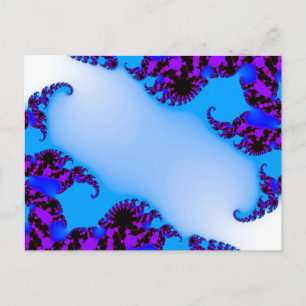 Postal Azul fractal